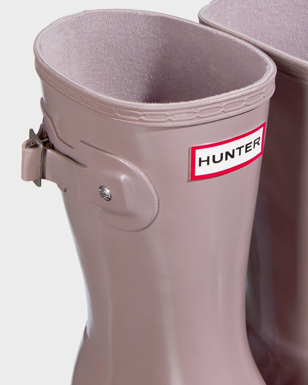 Botas De Cortas Hunter Mujer Moradas Original Tour Foldable Gloss 341976-VUG